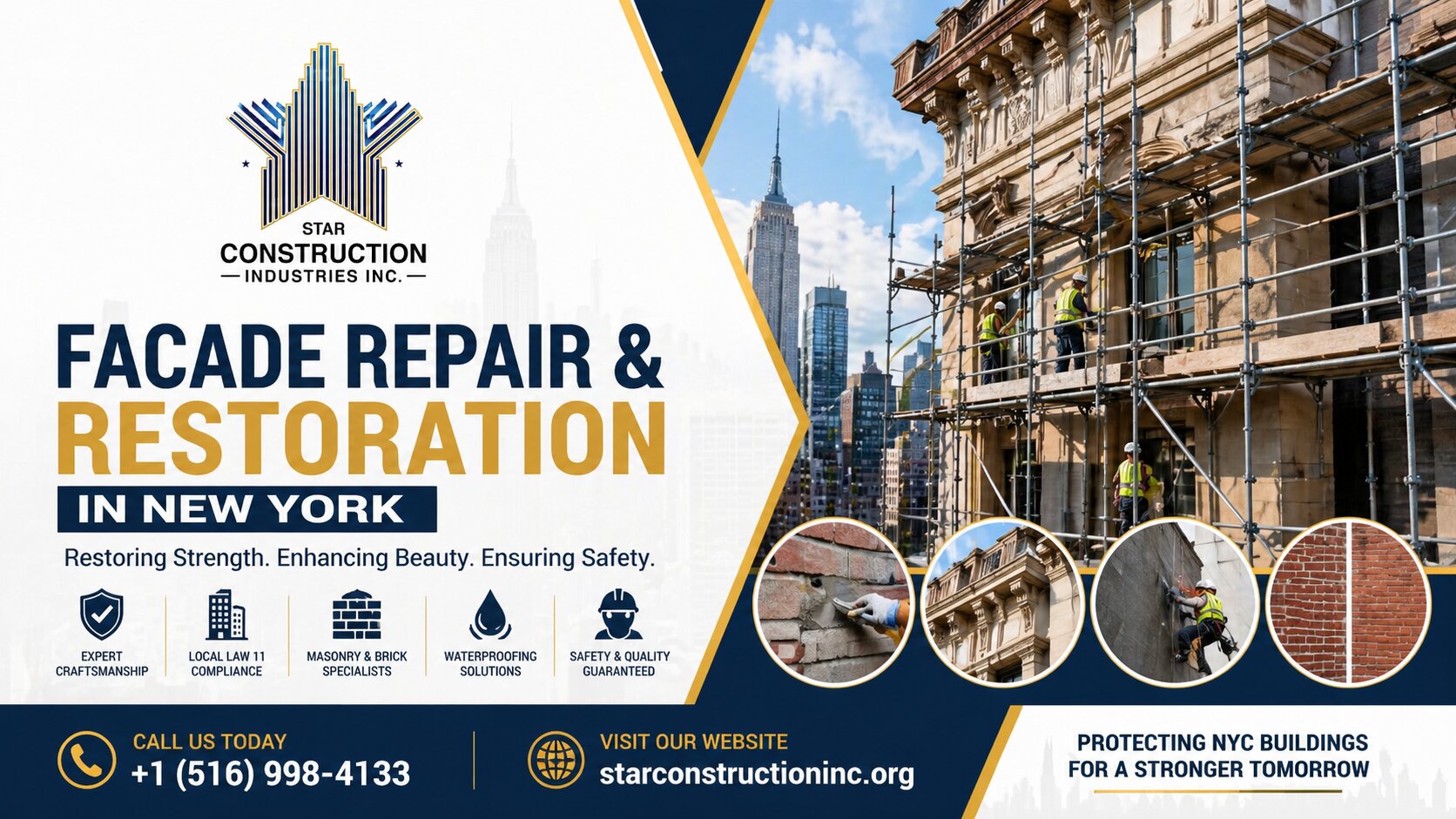 Complete Guide to Facade Repair & Restoration in New York (2026)